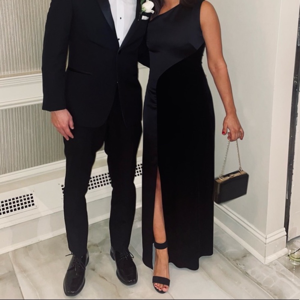 Black bridesmaid dress